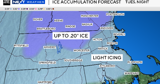 Ice accumulation