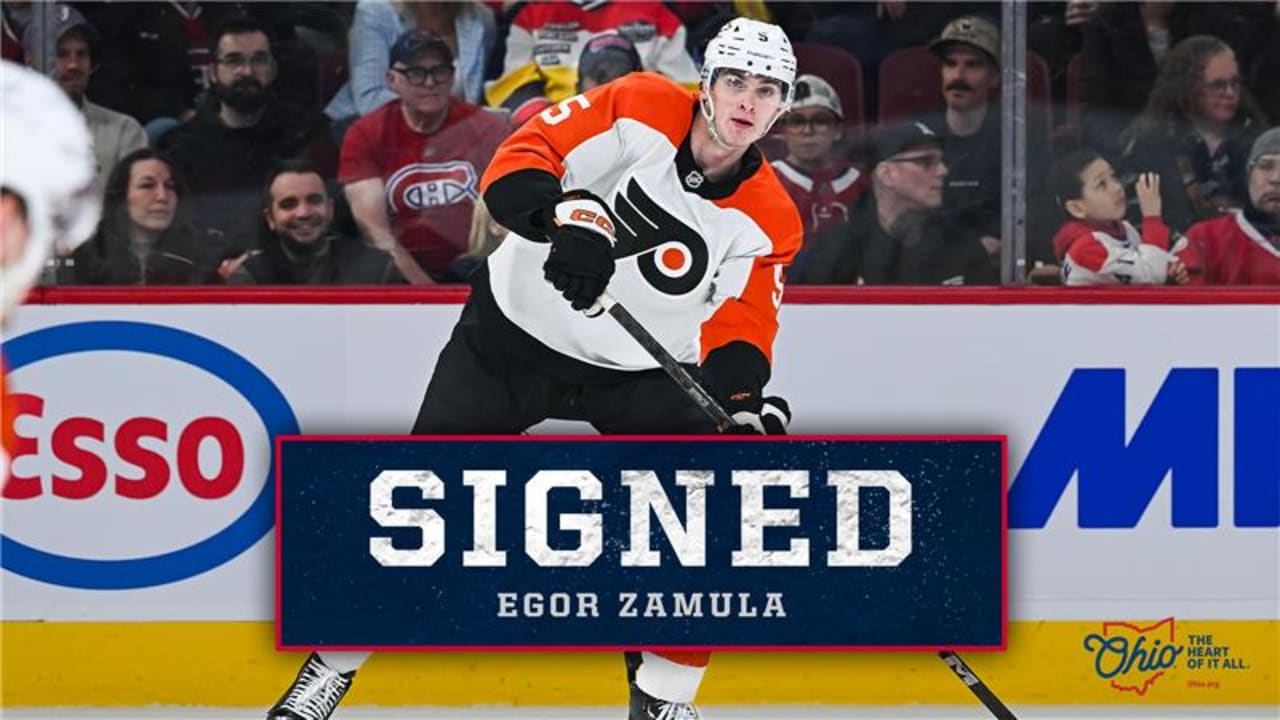 Blue Jackets sign D Egor Zamula to a one-year contract