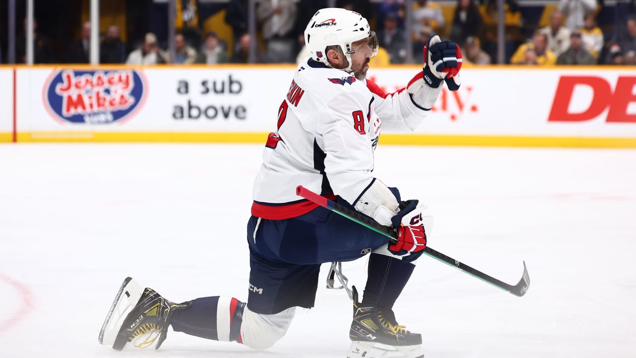 Ovechkin scores 20 goals for 21st season, 2nd most in NHL history
