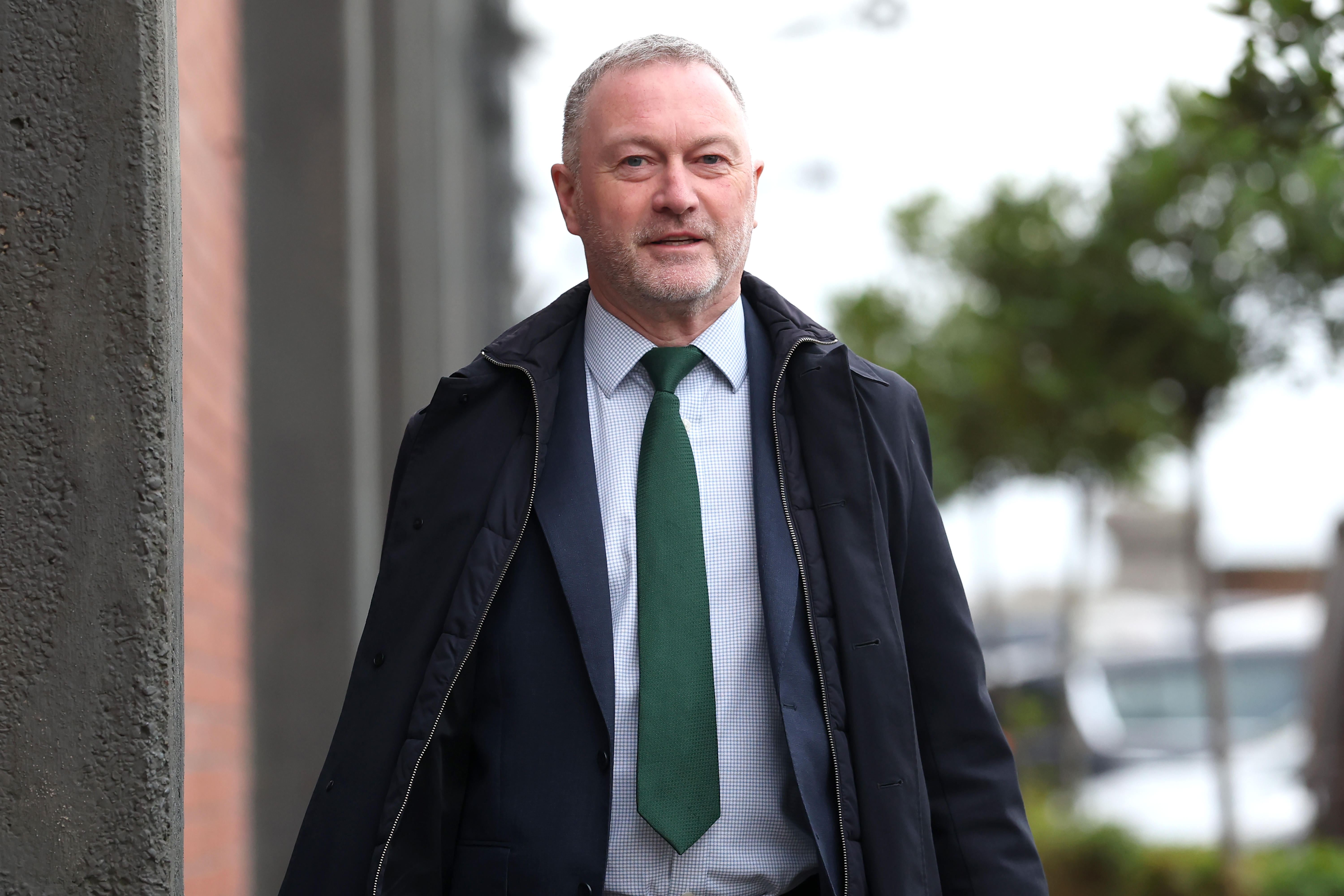 Steve Reed, Housing Secretary, arriving at the Labour north West Regional conference.