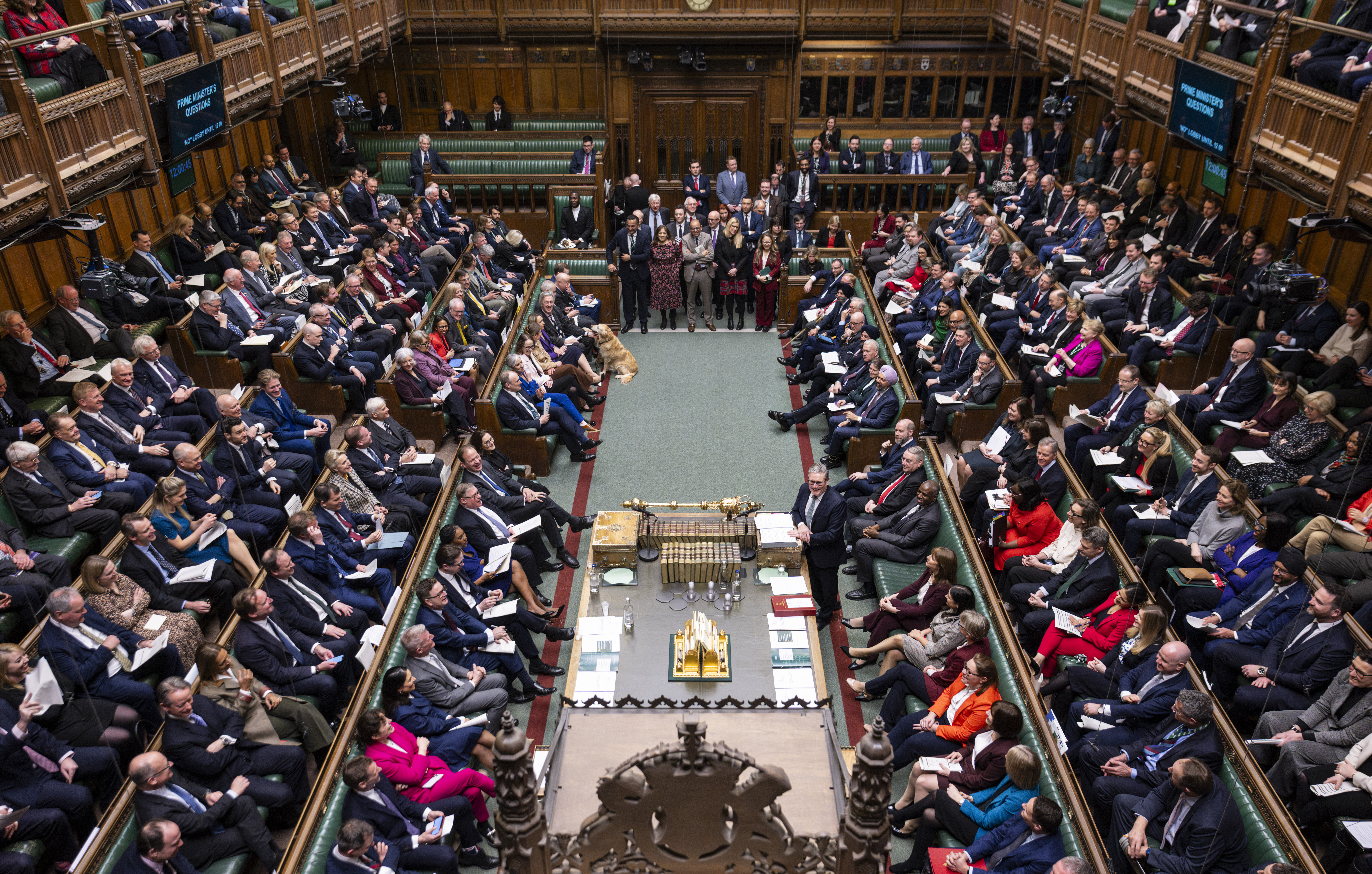 Prime Minister Sir Keir Starmer at Prime Minister's Questions in the House of Commons.