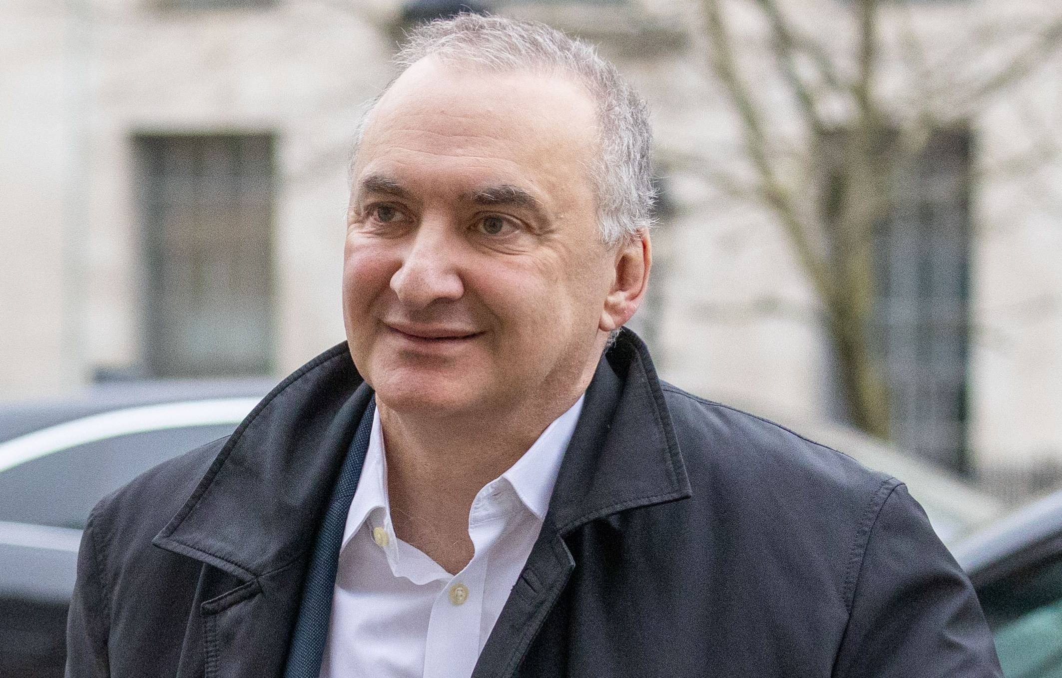 Chris Wormald, Cabinet Secretary, arrives at Cabinet Office.