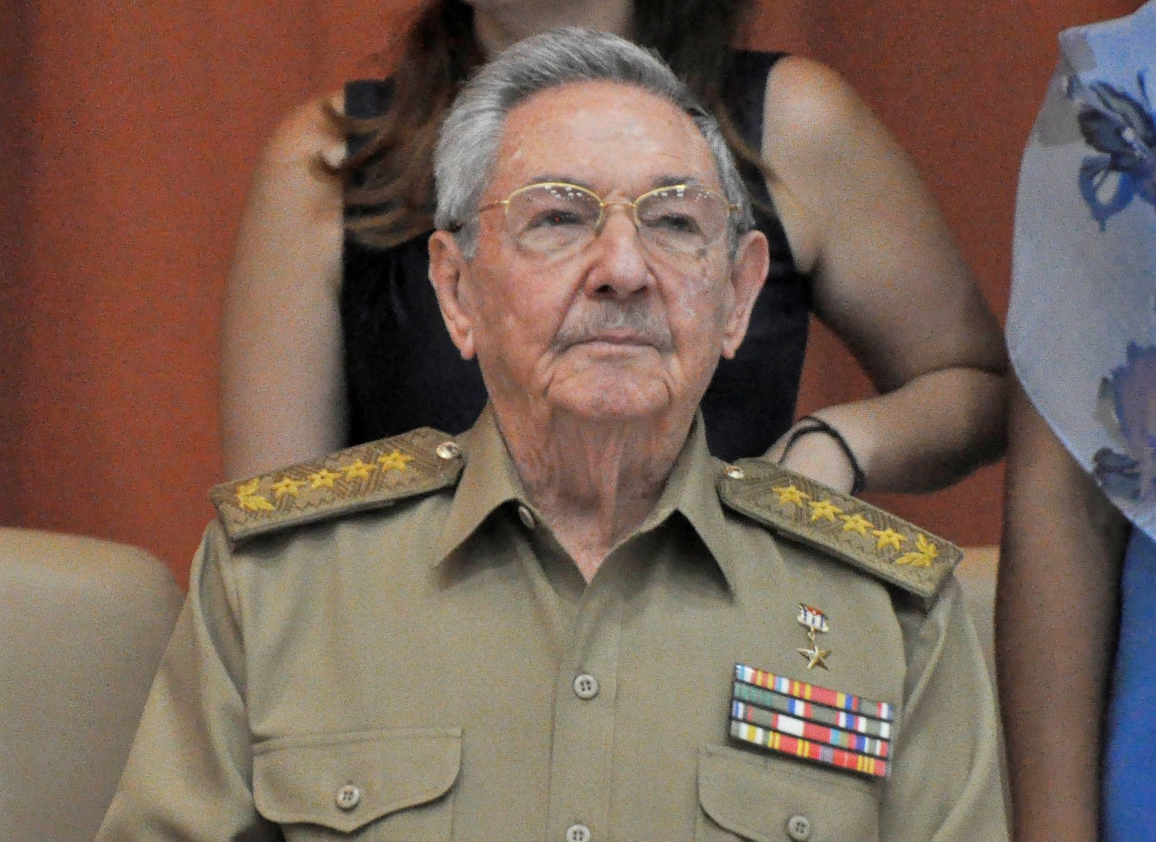 Cuban President Raul Castro attending the Permanent Working Committees of the National Assembly of the People's Power.