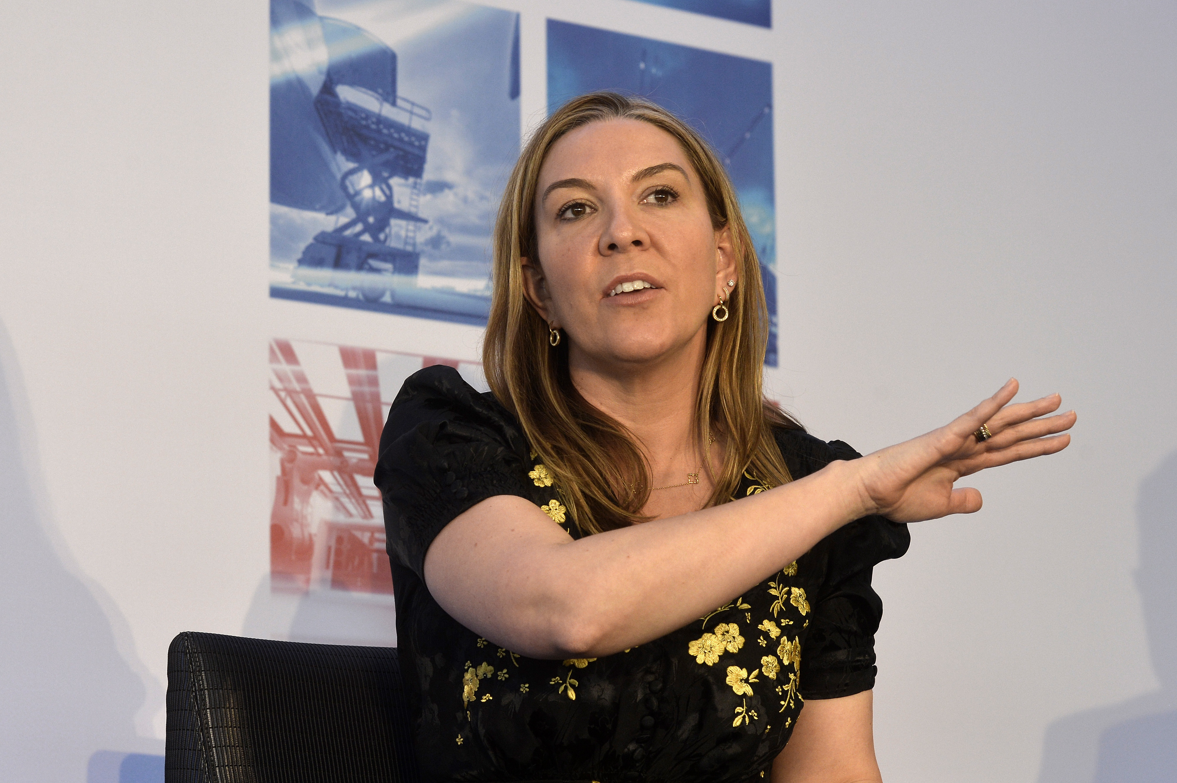 Antonia Romeo, Permanent Secretary HMG Department of International Trade, speaking on stage at the Times CEO Summit 2019.