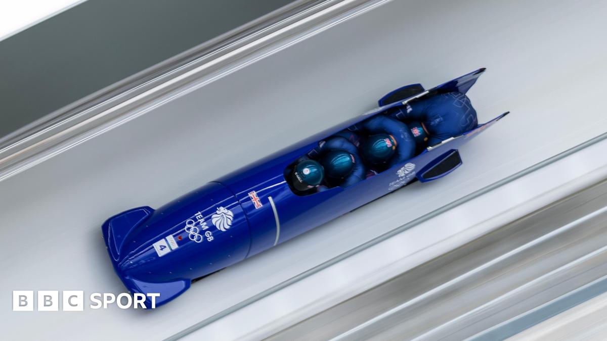 Team GB in four-man bobsleigh at Milan-Cortina Olympics