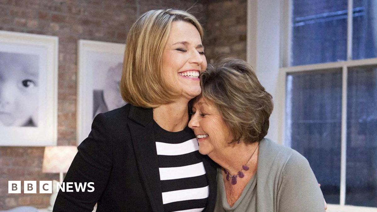Savannah Guthrie (left) embraces her mother, Nancy Guthrie (right)