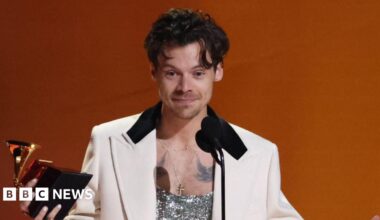 Cruz Beckham on stage