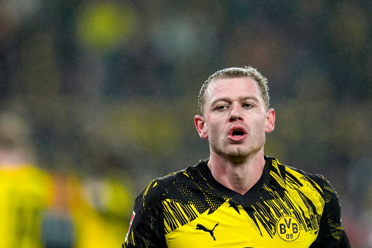 Julian Ryerson playing for Borussia Dortmund