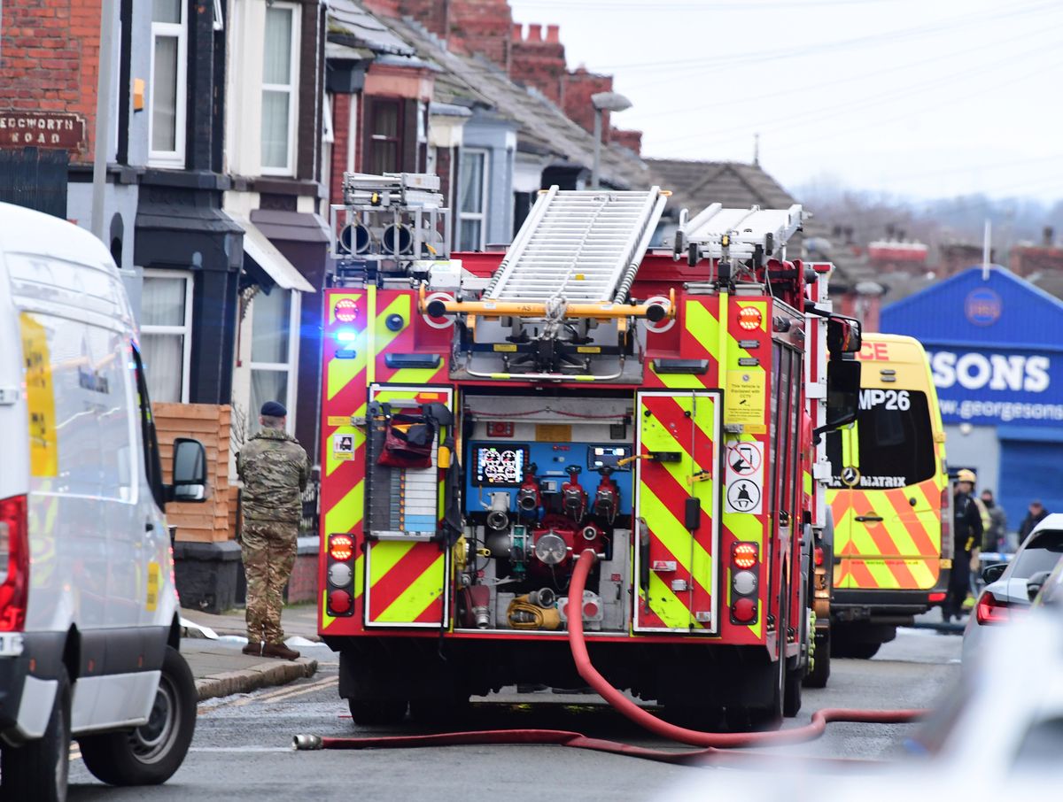 Police, Fire and Army Bomb Disposal attended Douglas Road