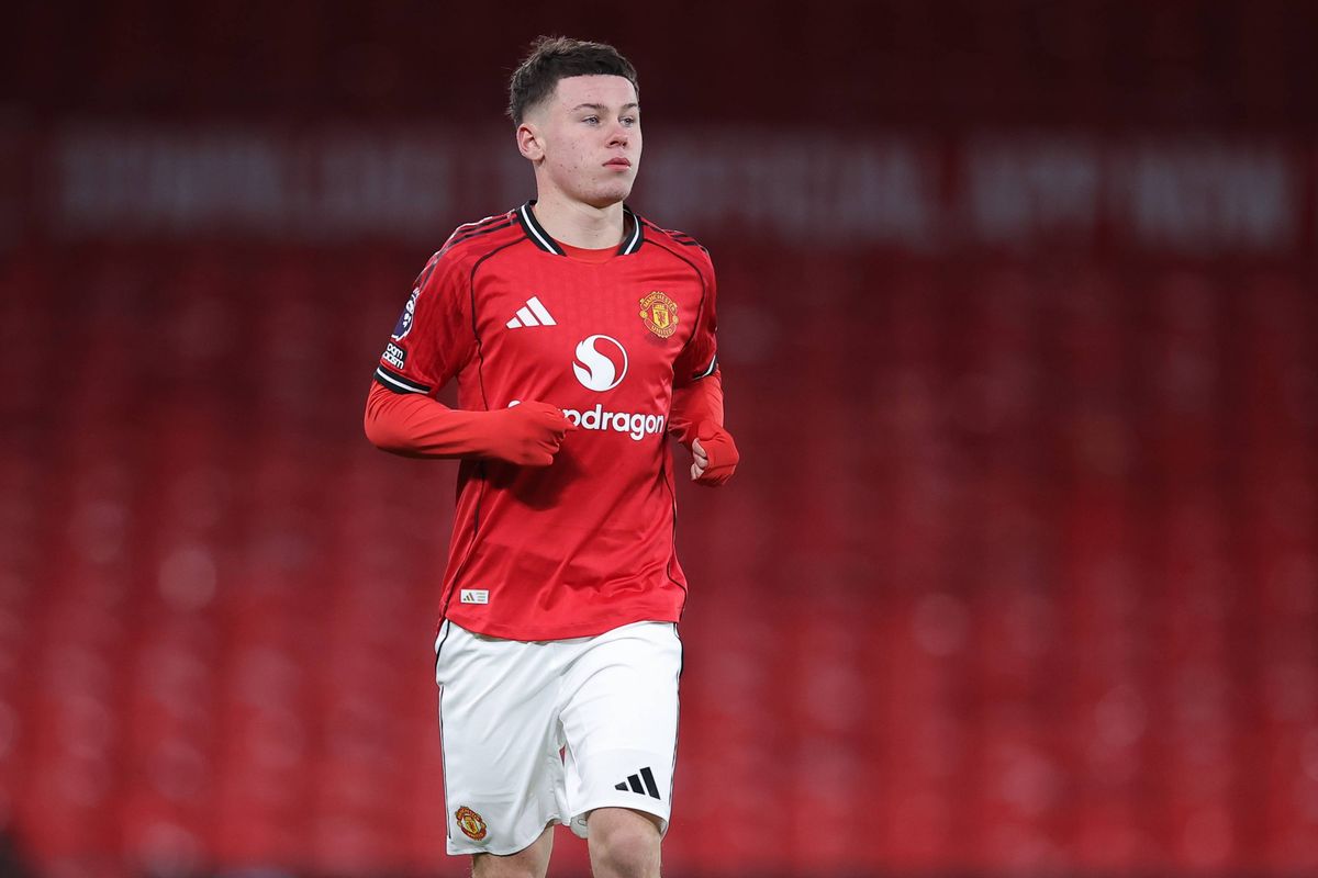 Kai Rooney of Manchester United U18s