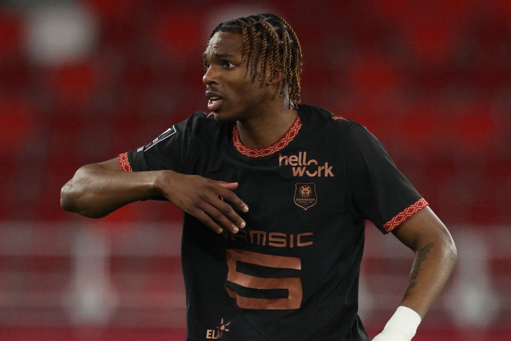 Jeremy Jacquet in action for Rennes