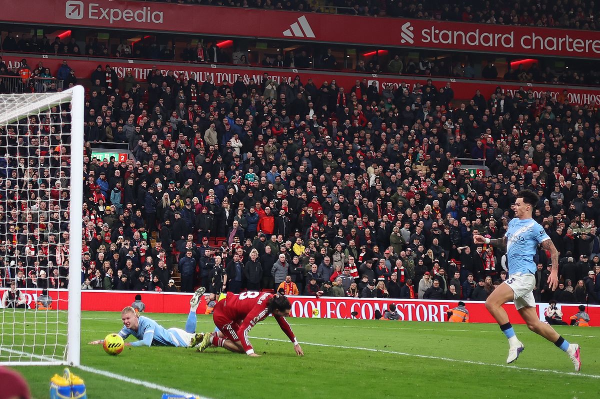 Manchester City's third goal was chalked off after a controversial VAR intervention