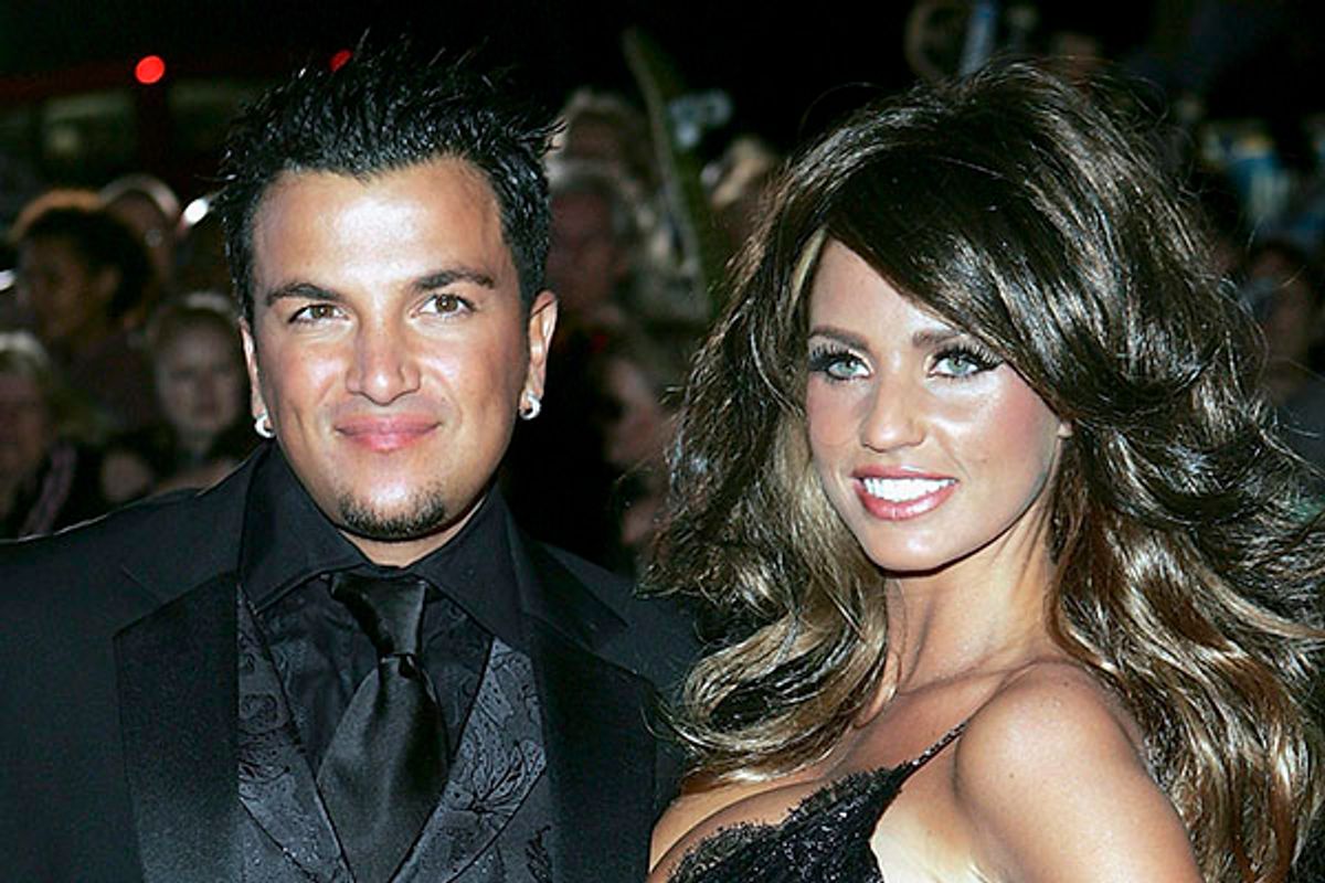 Katie Price and Peter Andre