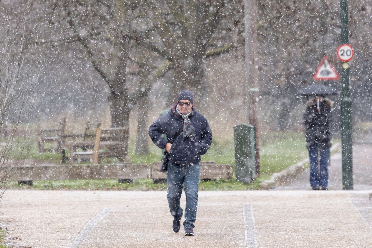 Snow is set to hit 21 counties in England in February