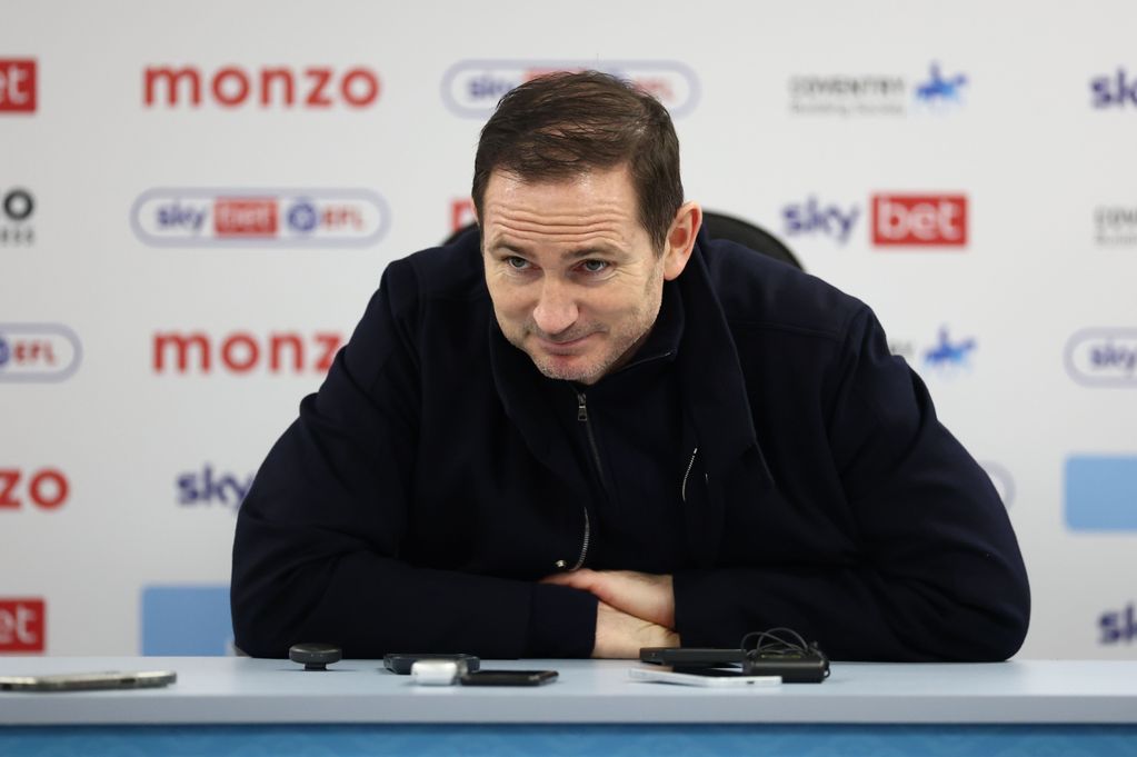 Coventry City boss Frank Lampard speaking after Monday night's big win over promotion rivals Middlesbrough