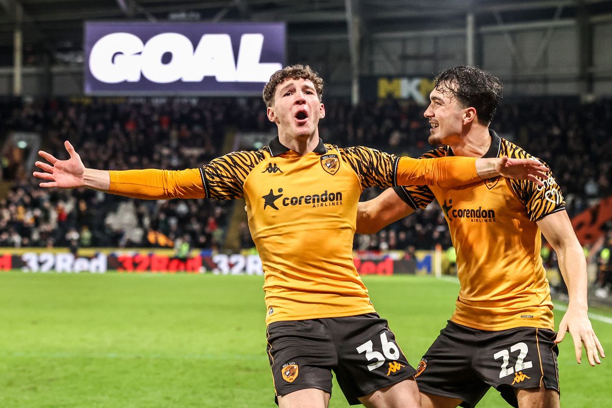 Lewis Koumas scored Hull City's fourth against Derby County
