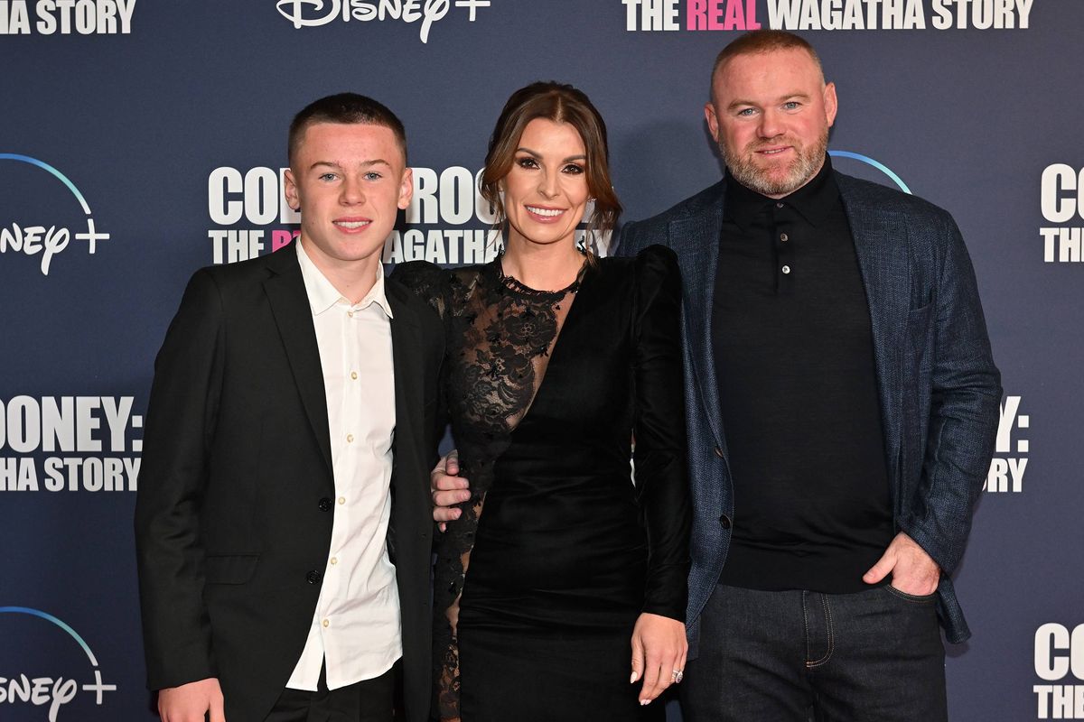 Kai Rooney, Coleen Rooney and Wayne Rooney