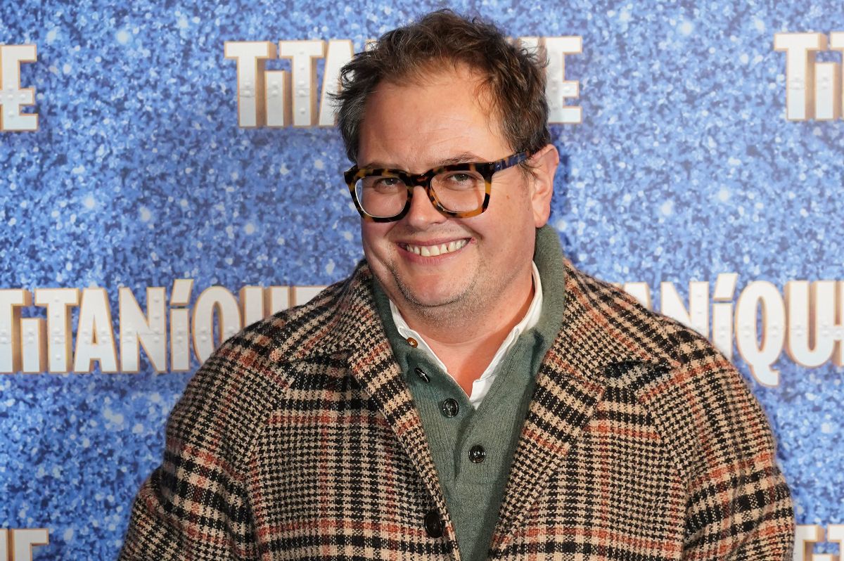 Alan Carr attends the opening night of Titanique at Criterion Theatre, central London.