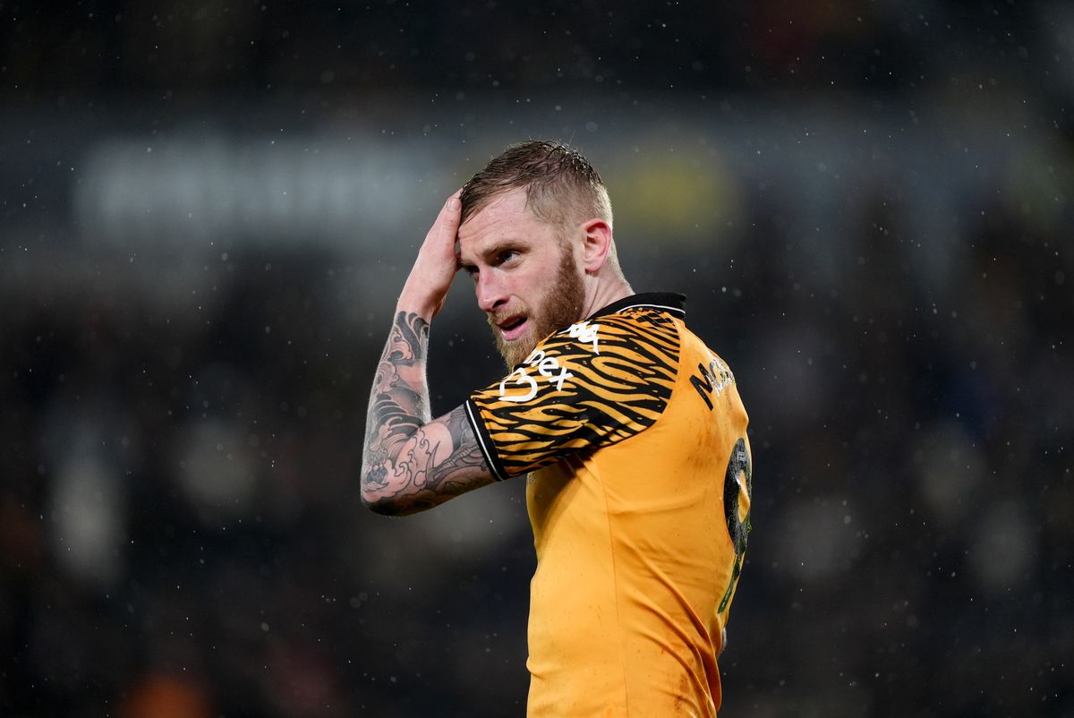 Hull City's Oli McBurnie netted his 12th goal of the season on Saturday