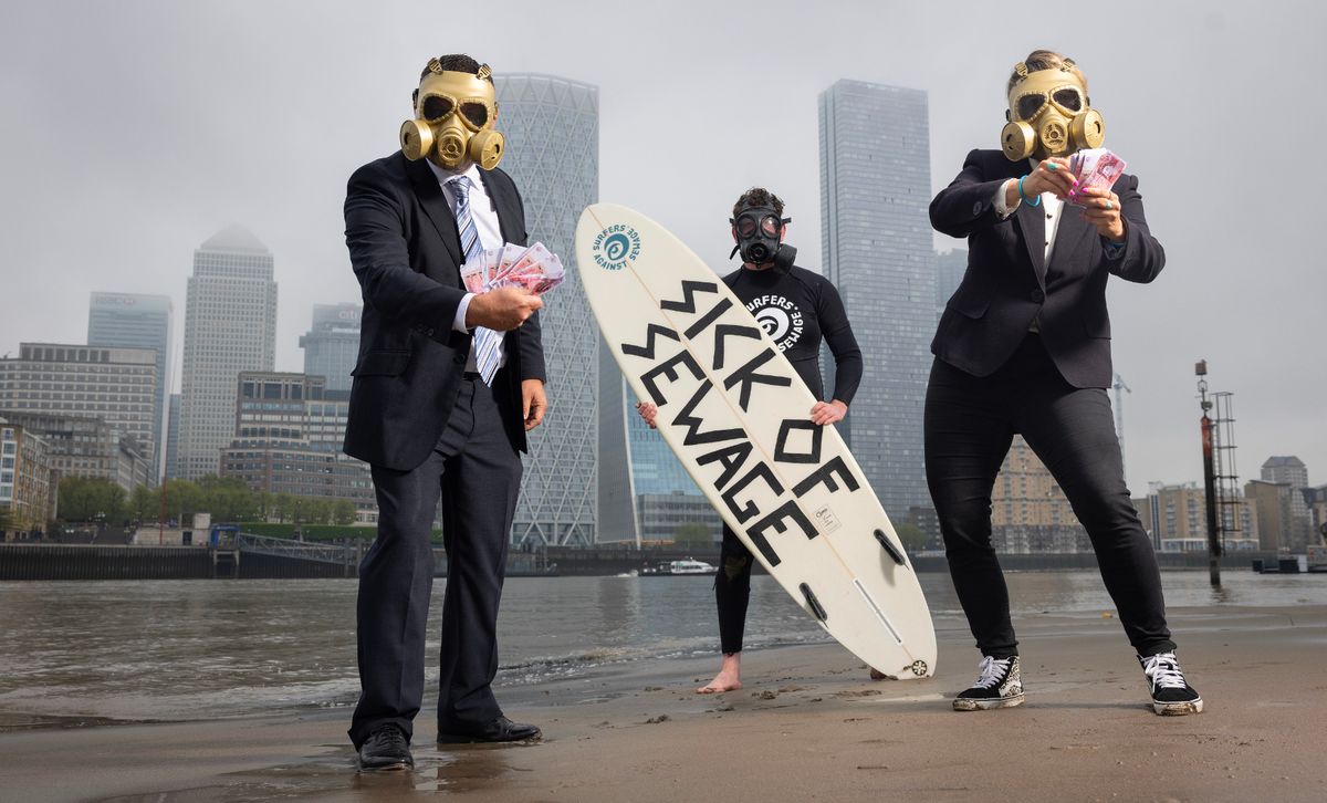 Surfers Against Sewage protesters in London