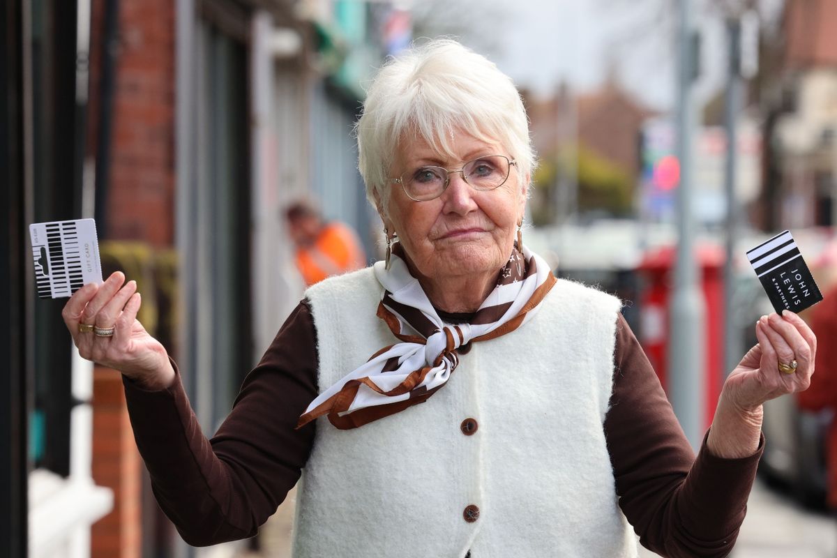 Flo Atkins spent £50 on a gift card, not knowing its code had been swiped by fraudsters