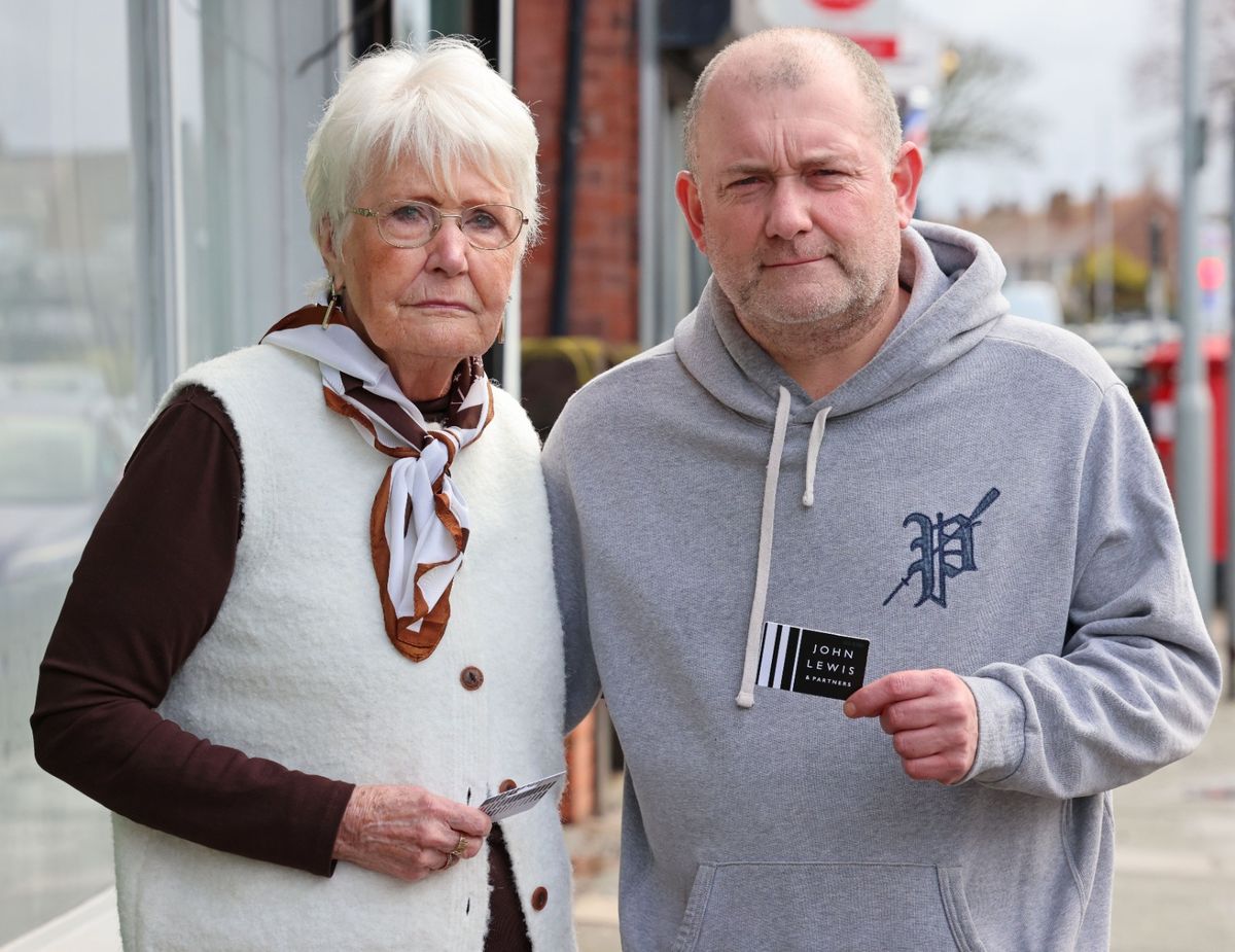 Flo and Stephen Atkins have warned other shoppers to watch out for gift card fraud