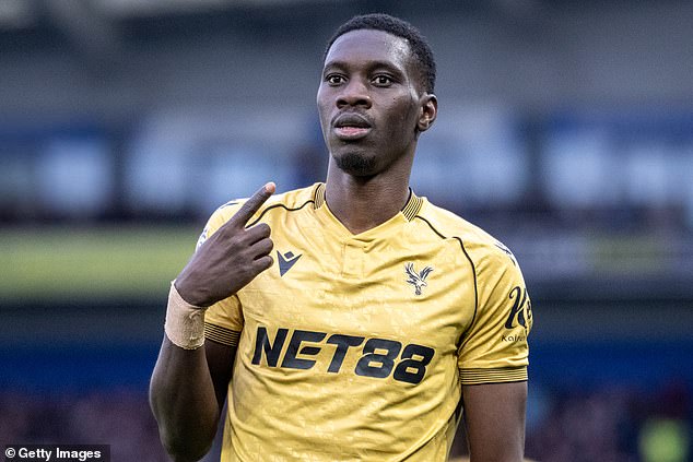 Sarr's 10th goal of the season helped Crystal Palace snap a 12-match winless run