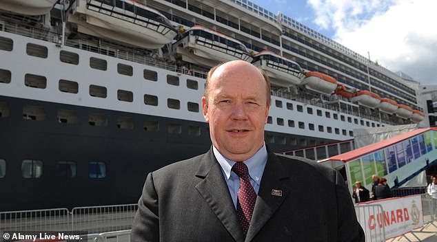 Peter Shanks, the then president of Cunard, said that while he 'enjoyed meeting' Ms Ferguson, the cruise company did not pay for such endorsements