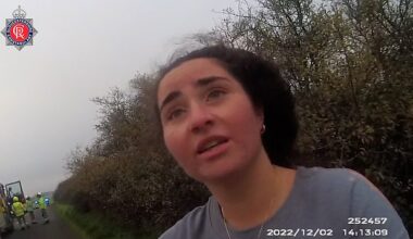 Taxi driver Octavian Codreanu and his passenger Moyra Whelan died after being his by Liberty Mitchell (pictured), who was travelling at 96mph in a 60mph zone in December 2022