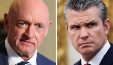 Pete Hegseth censure of Sen. Mark Kelly blocked by judge