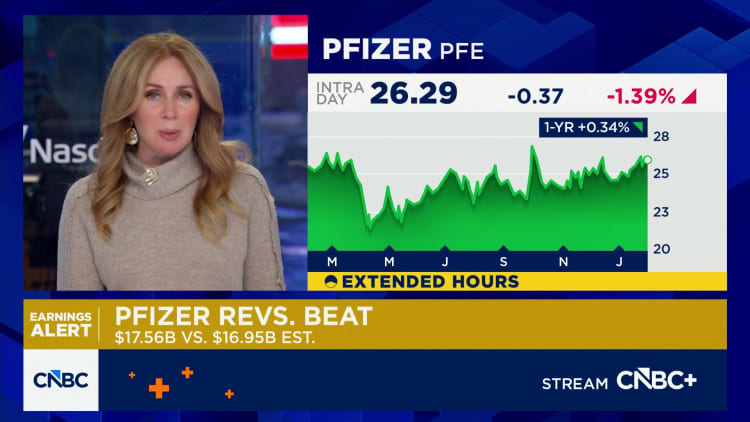 Pfizer beats quarterly estimates despite Covid product decline, reaffirms modest outlook