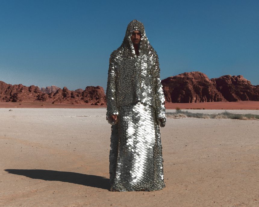 A design by Palestinian brand Nazzal Studio.