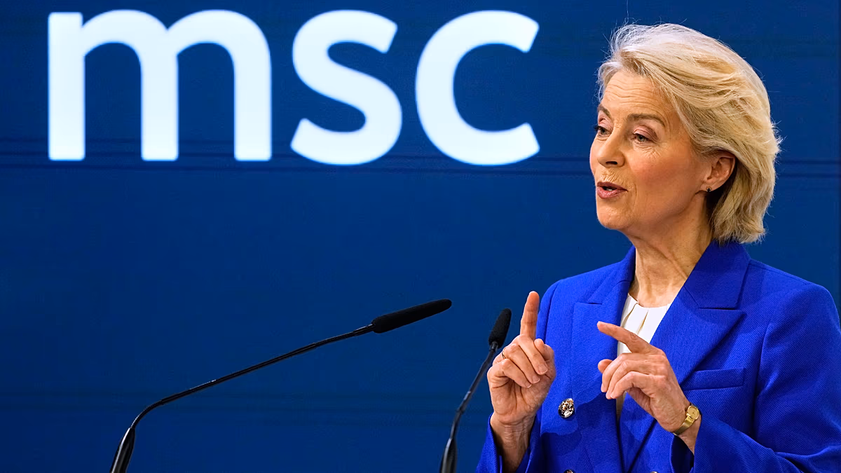 Von der Leyen rebukes NATO chief over 'no security without US', calls for European mutual defence