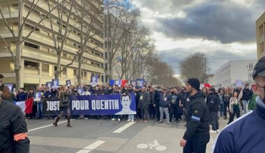 Over 3,000 people march in France in honour of far-right activist