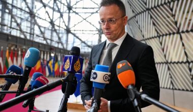 'Why do you hate Ukraine?' Hungarian minister clashes with Ukrainian journalists in Brussels