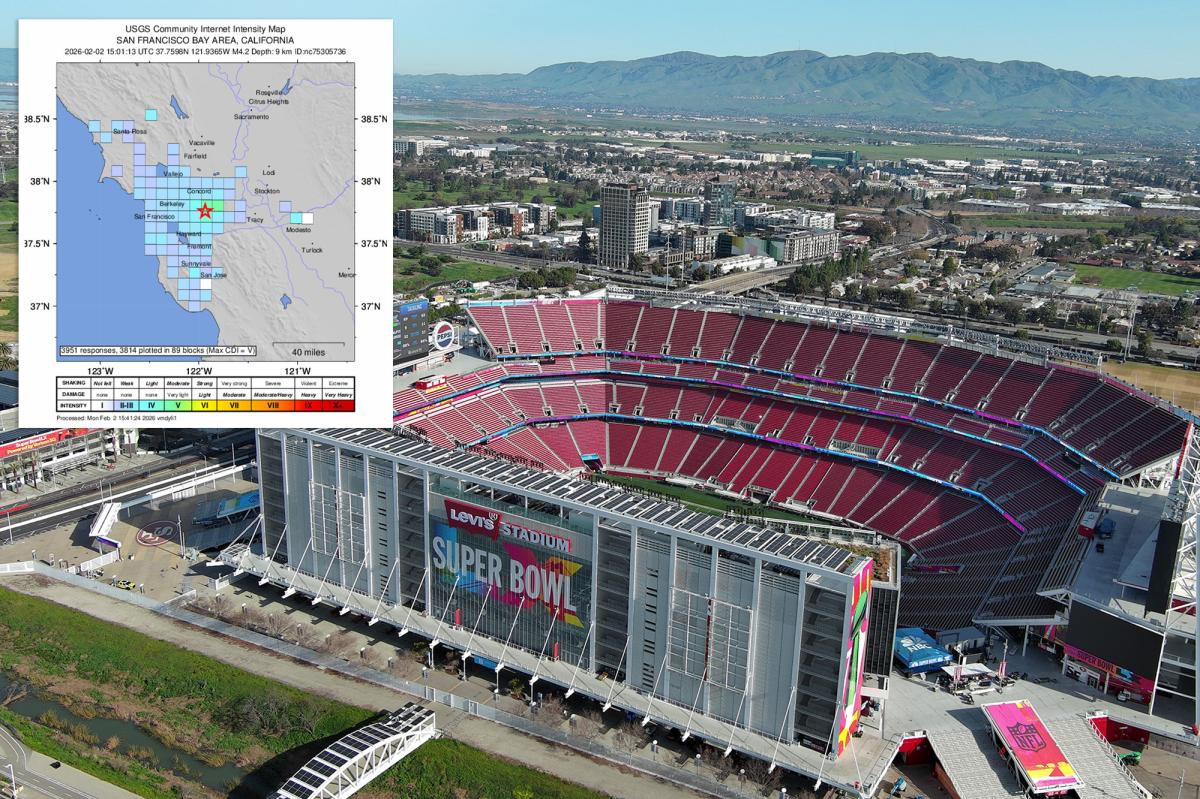 Bay Area rocked by earthquakes as Super Bowl week begins