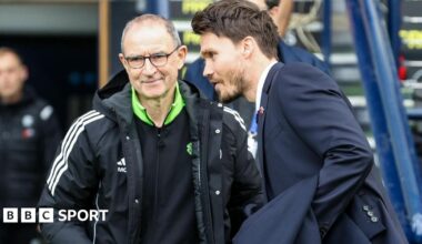 Celtic interim manager Martin O'Neill and Rangers head coach Danny Rohl