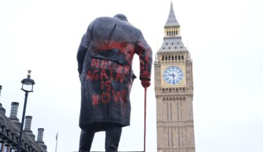 Churchill Statue Just Got Defaced Again