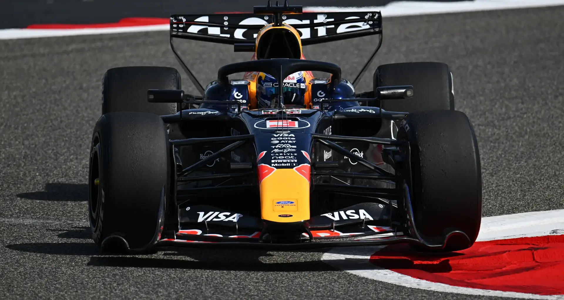 BAHRAIN, BAHRAIN - FEBRUARY 11: Max Verstappen of the Netherlands driving the (3) Oracle Red Bull