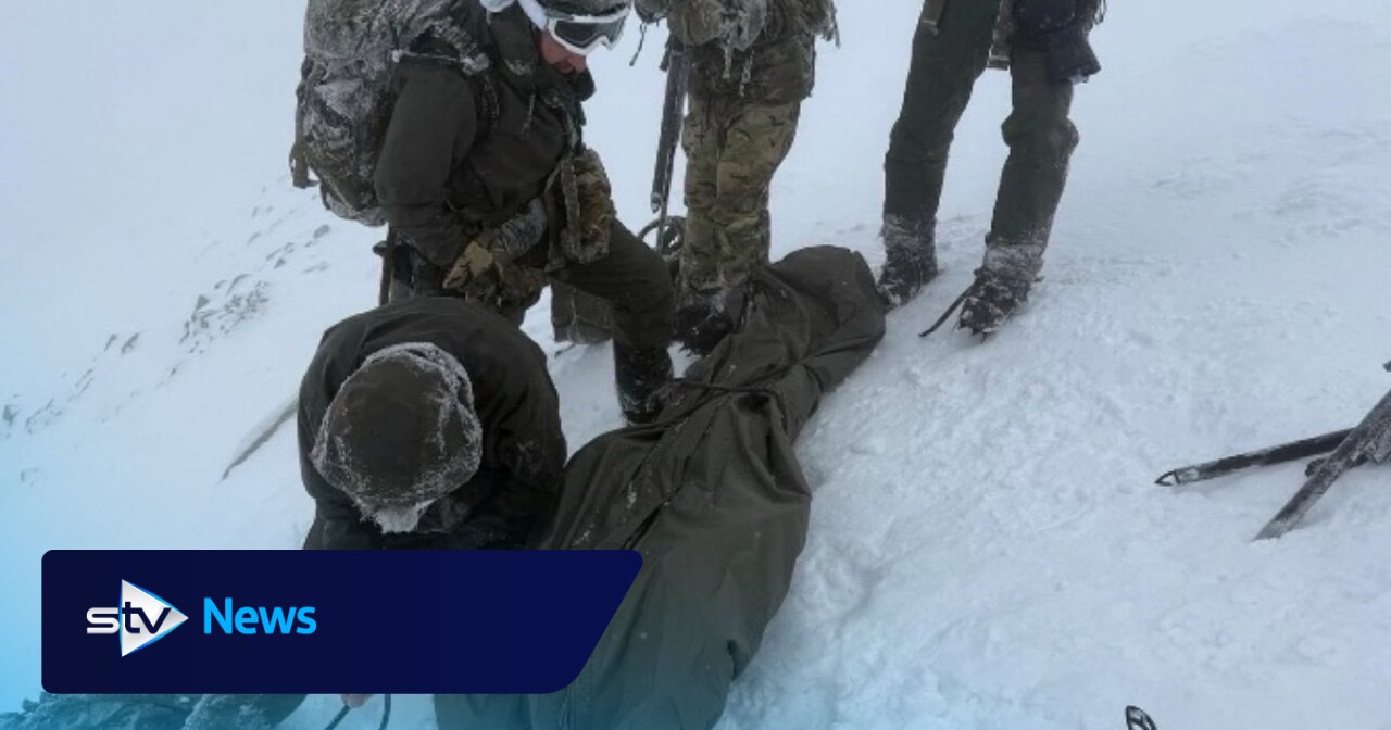 Marines on training exercise save climber stranded in blizzard on Ben Nevis