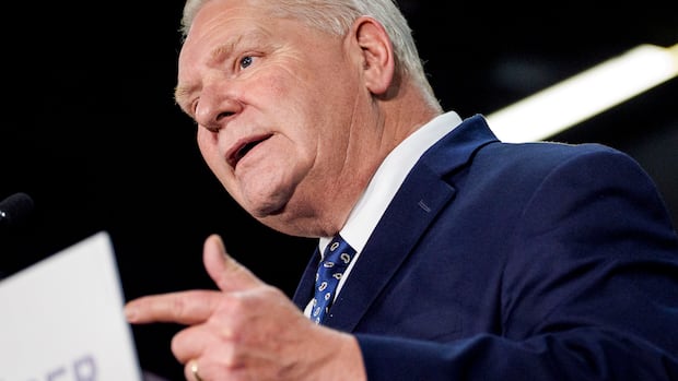 Protesters attempt to disrupt Ford’s speech at Ontario PC convention