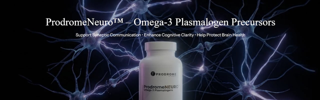 A picture of a bottle of pills with an image of brain cells projected behind it.