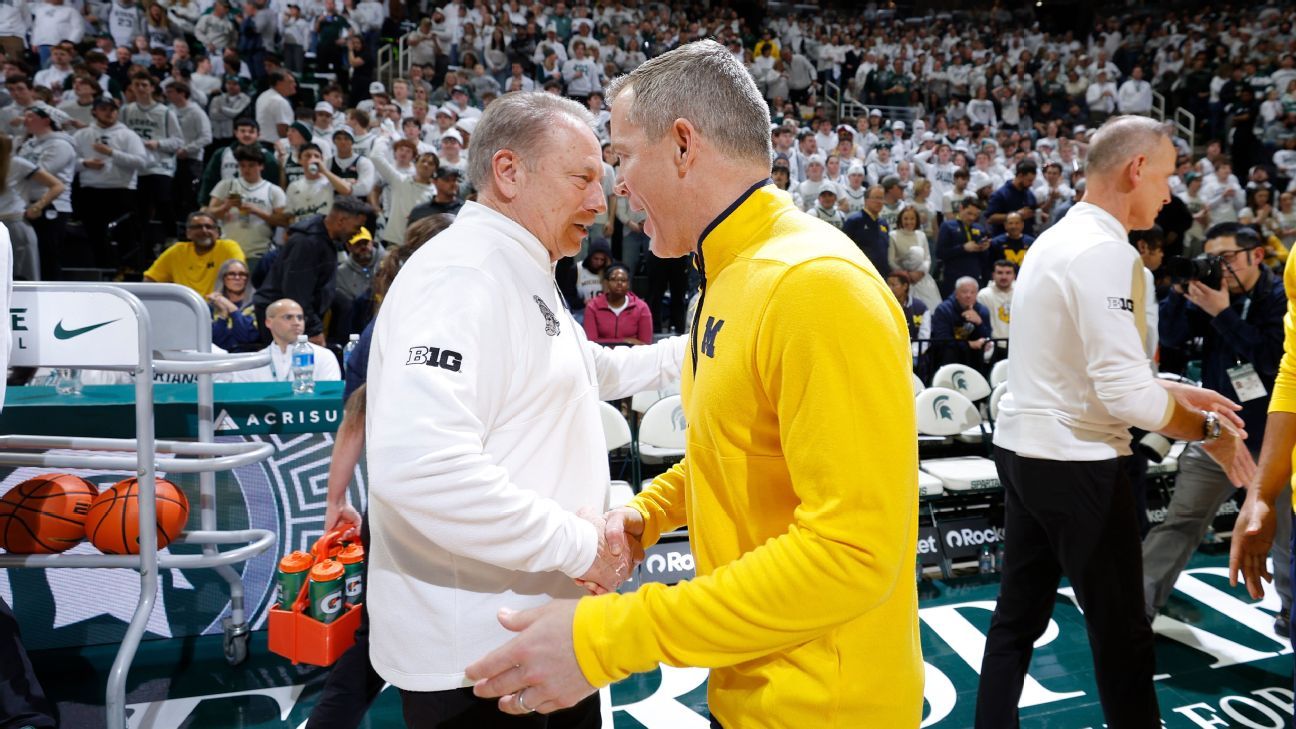 Dusty May, Tom Izzo accuse each other's team of dirty play