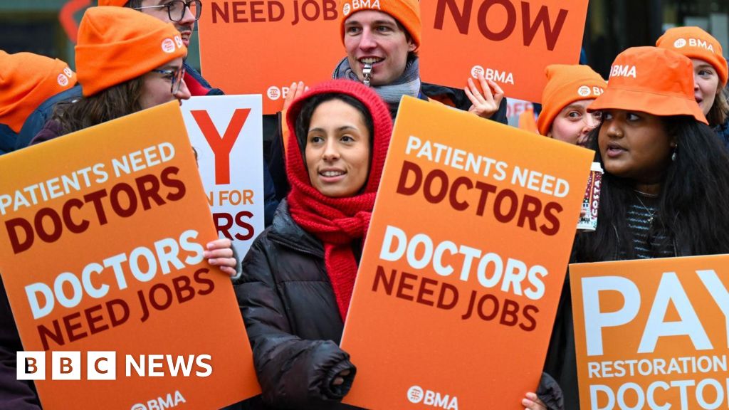 Resident doctors vote in favour of more strike action - BBC