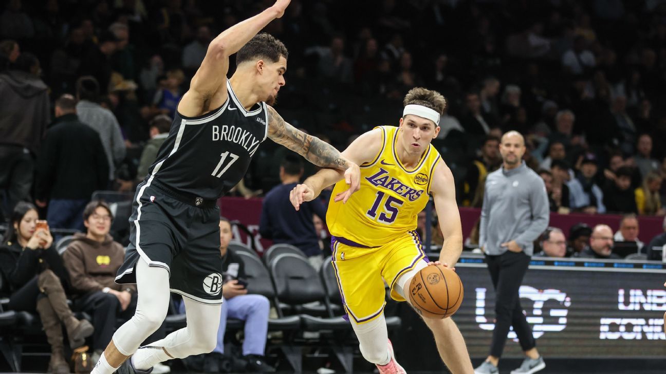Austin Reaves nets 15 off bench in return as Lakers top Nets