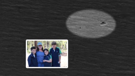 Teenage boy’s 4km swim to shore to save family captured in aerial footage – video