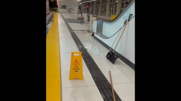 Video shows Mount Dennis Station flooded within week of Eglinton Crosstown opening date