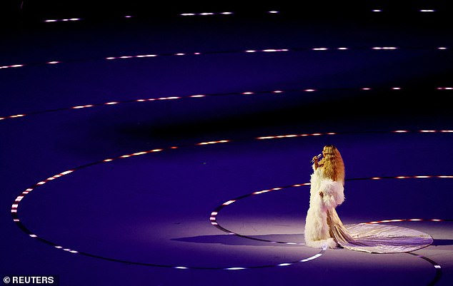 Milano Cortina 2026 Olympics - Opening Ceremony - San Siro Stadium, Milan, Italy - February 06, 2026. Singer Mariah Carey performs during the opening ceremony REUTERS/Claudia Greco     TPX IMAGES OF THE DAY