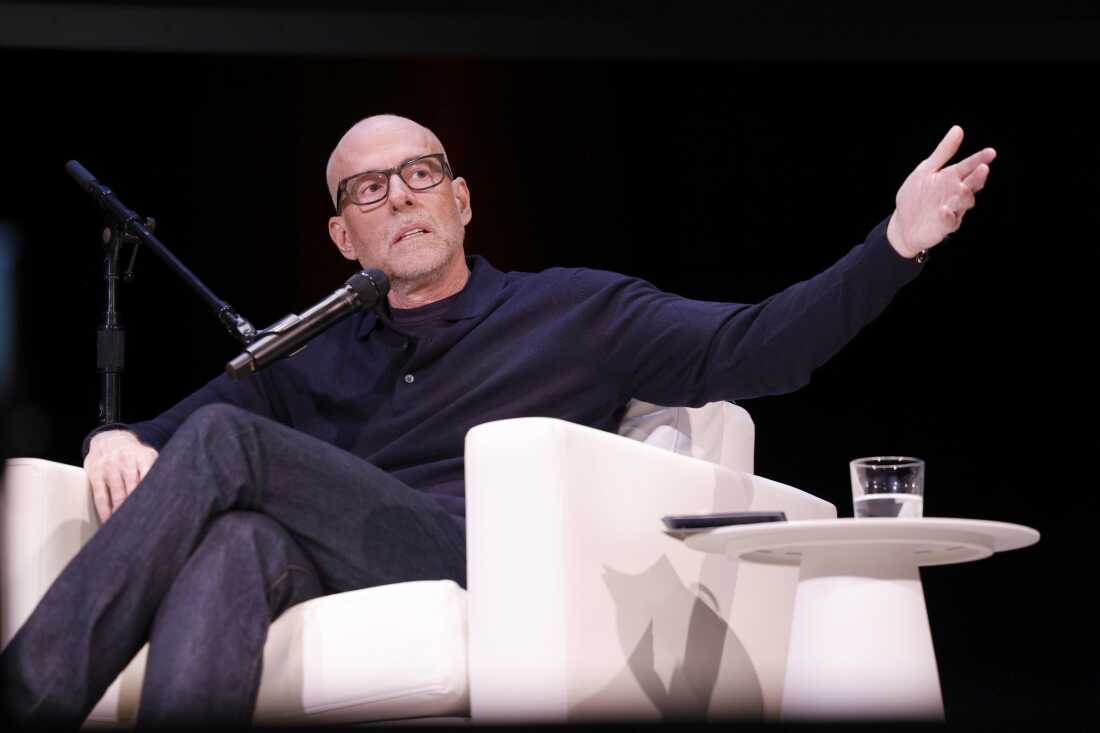 Scott Galloway speaks on stage during Vox Media's Pivot Tour at Sydney Goldstein Theatre on Nov. 13, 2025 in San Francisco, Calif.