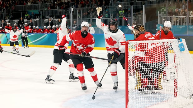Defending champion Canada smothers Switzerland in 2026 Olympic women's hockey debut